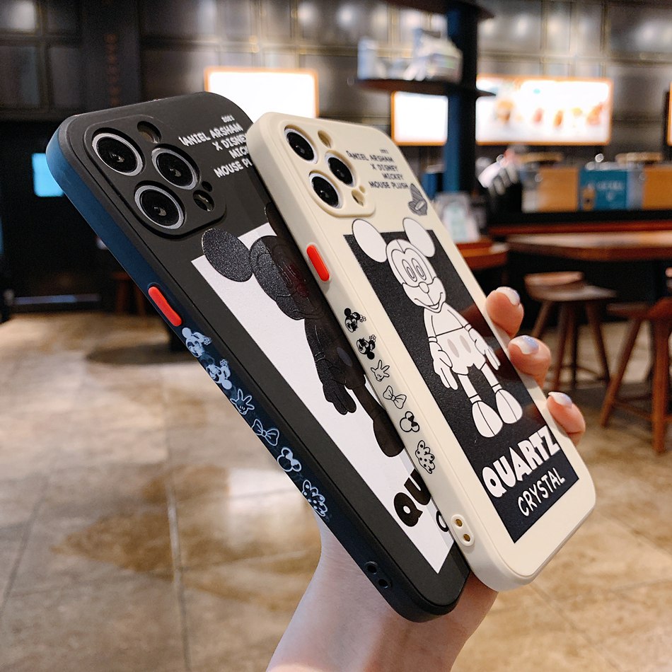 Ốp điện thoại silicon in hình hoạt hình cho Iphone 11 12 Pro 12pro Max 12mini 7 8 Plus X Xs Max Xr 7plus | BigBuy360 - bigbuy360.vn