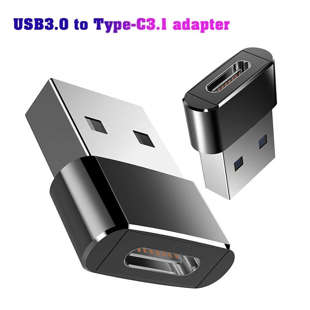 Đầu Nối Chuyển Đổi USB 3.0 Đực Sang Type C 3.1 Cái Cho Ổ Đĩa Flash Máy Tính / Điện Thoại Android