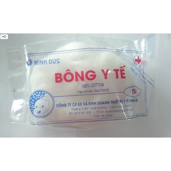 Gói 5g bông minh đức - 100% COTON