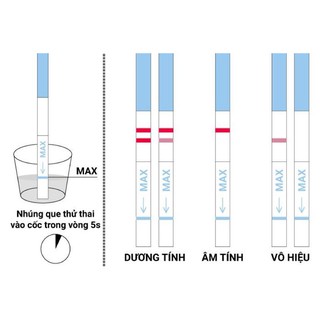 Que thử thai test nhanh Chip chip