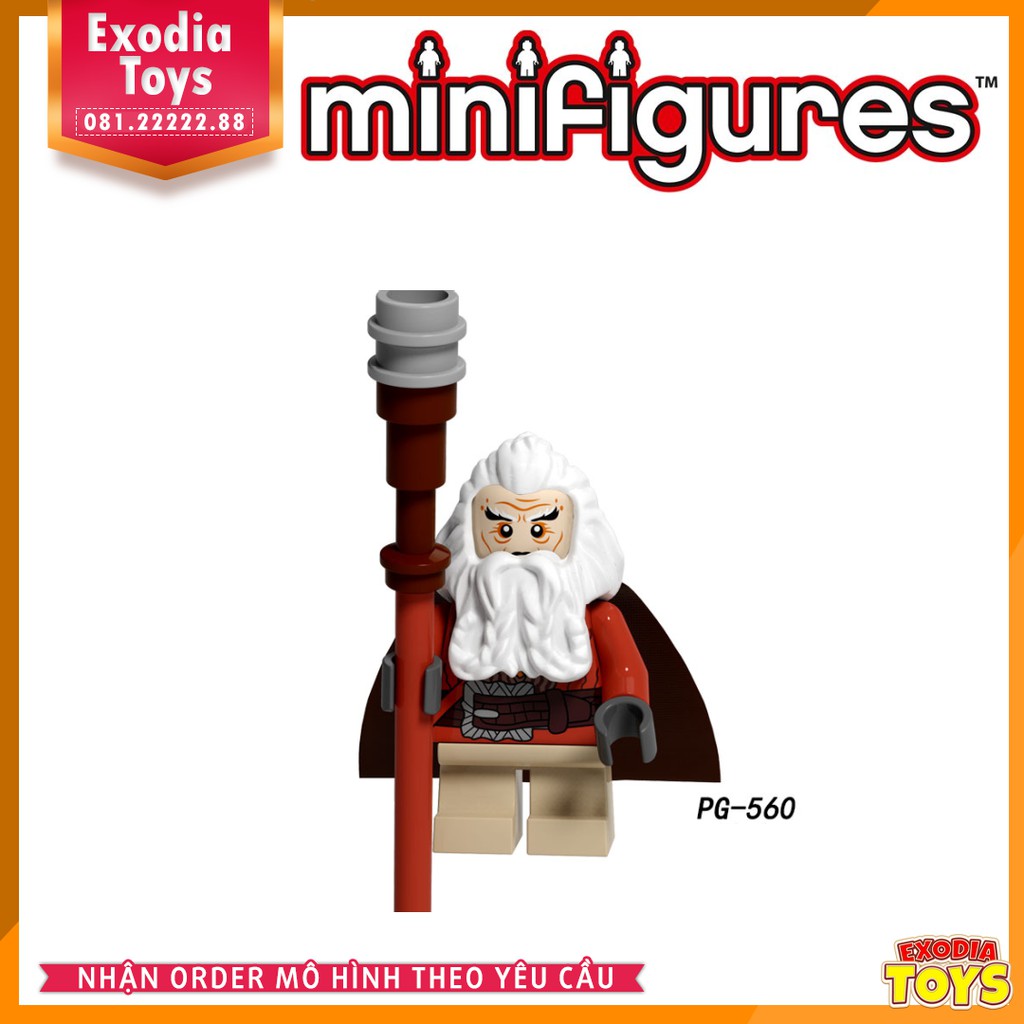 Xếp hình Minifigure nhân vật Chúa Tể Những Chiếc Nhẫn và Người Hobbit : Lord Of The Ring - POGO 8183