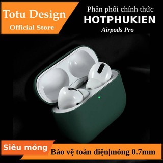 Bao case chống sốc silicon siêu mỏng cho tai nghe Apple Airpods Pro hiệu Totu AA-095 (Mỏng 0.7mm) - Hàng chính hãng