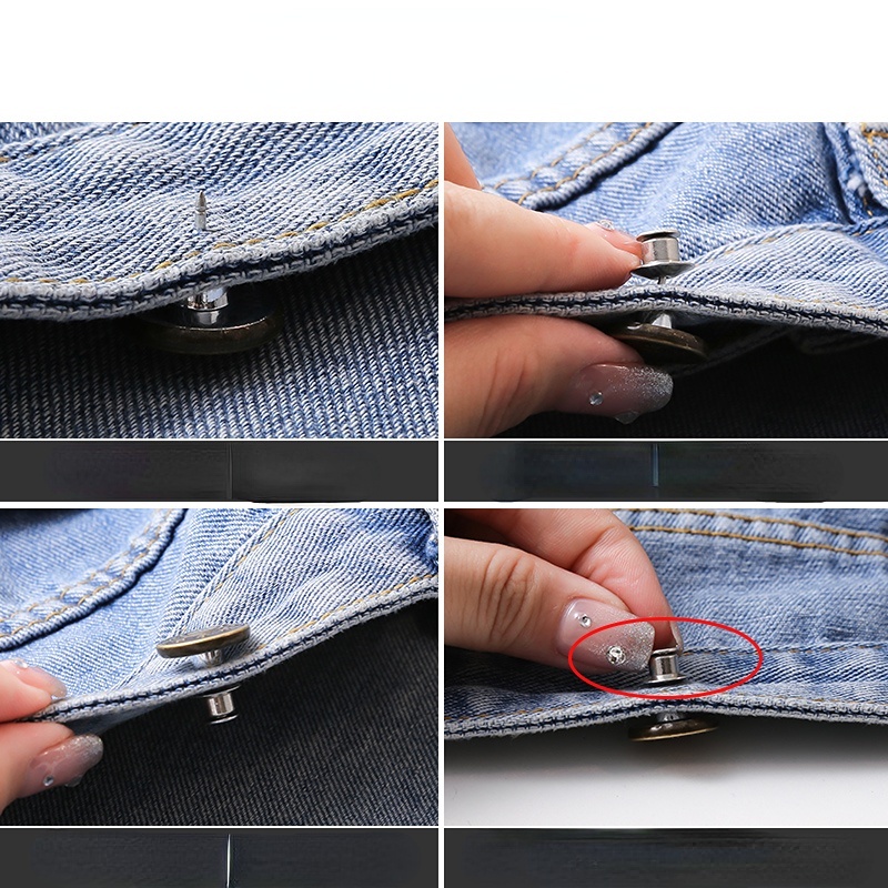 5 Nút thắt lưng có thể điều chỉnh không cần bấm