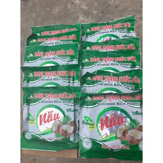 Combo 10 bịch bánh tráng nước dừa nướng sẵn " Xứ Nẫu" 👉 75gr * 10 bịch