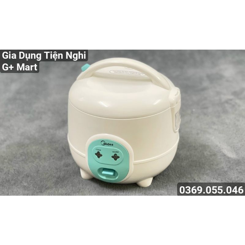 Nồi Cơm Điện Mini Cao Cấp Lòng Dày MIDEA MR-CM06SB 400W 0,6L Bảo hành 12 tháng - Giadungtiennghigmart