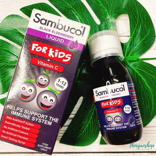 Siro tăng đề kháng Sambucol Anh 120ml