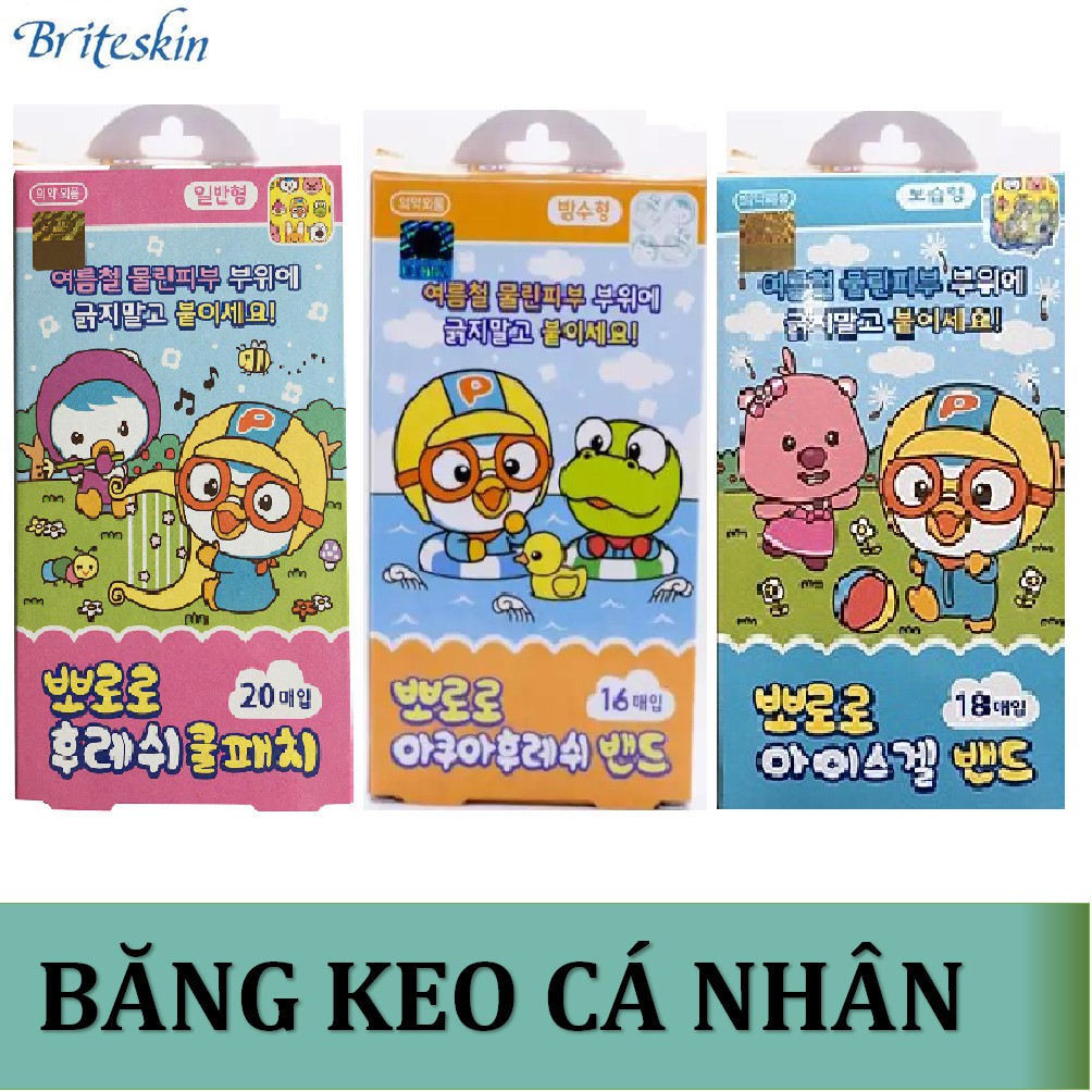 Dòng Băng Keo Cá Nhân Hoạt Hình Pororo