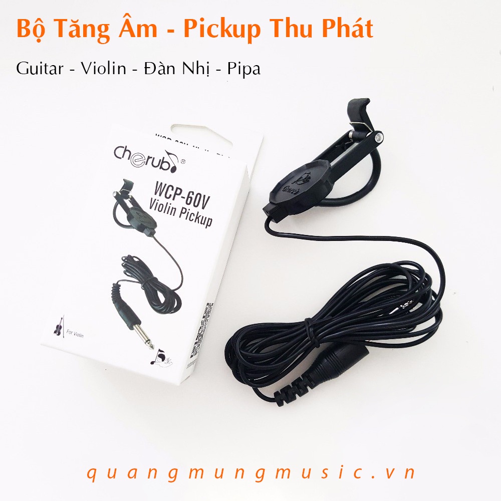 Bộ Tăng Âm – Pickup WCP-60V – Bộ Thu Phát Chuyên Dùng Cho Guitar, Violin, Đàn Nhị, Pipa