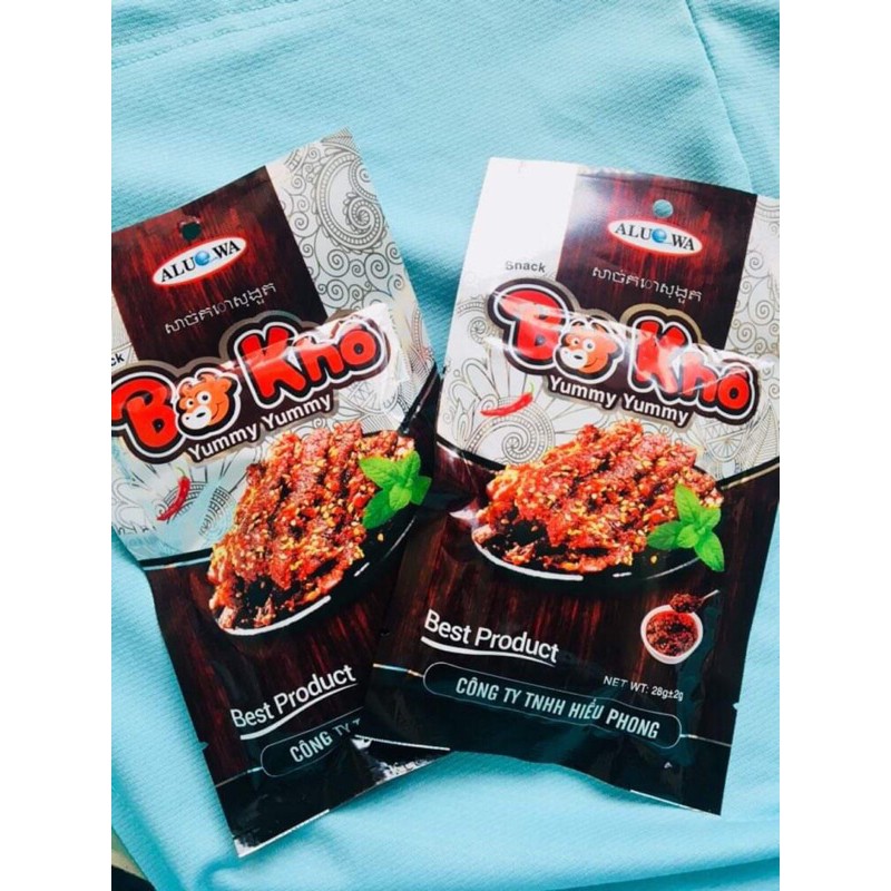 Snack vị bò khô