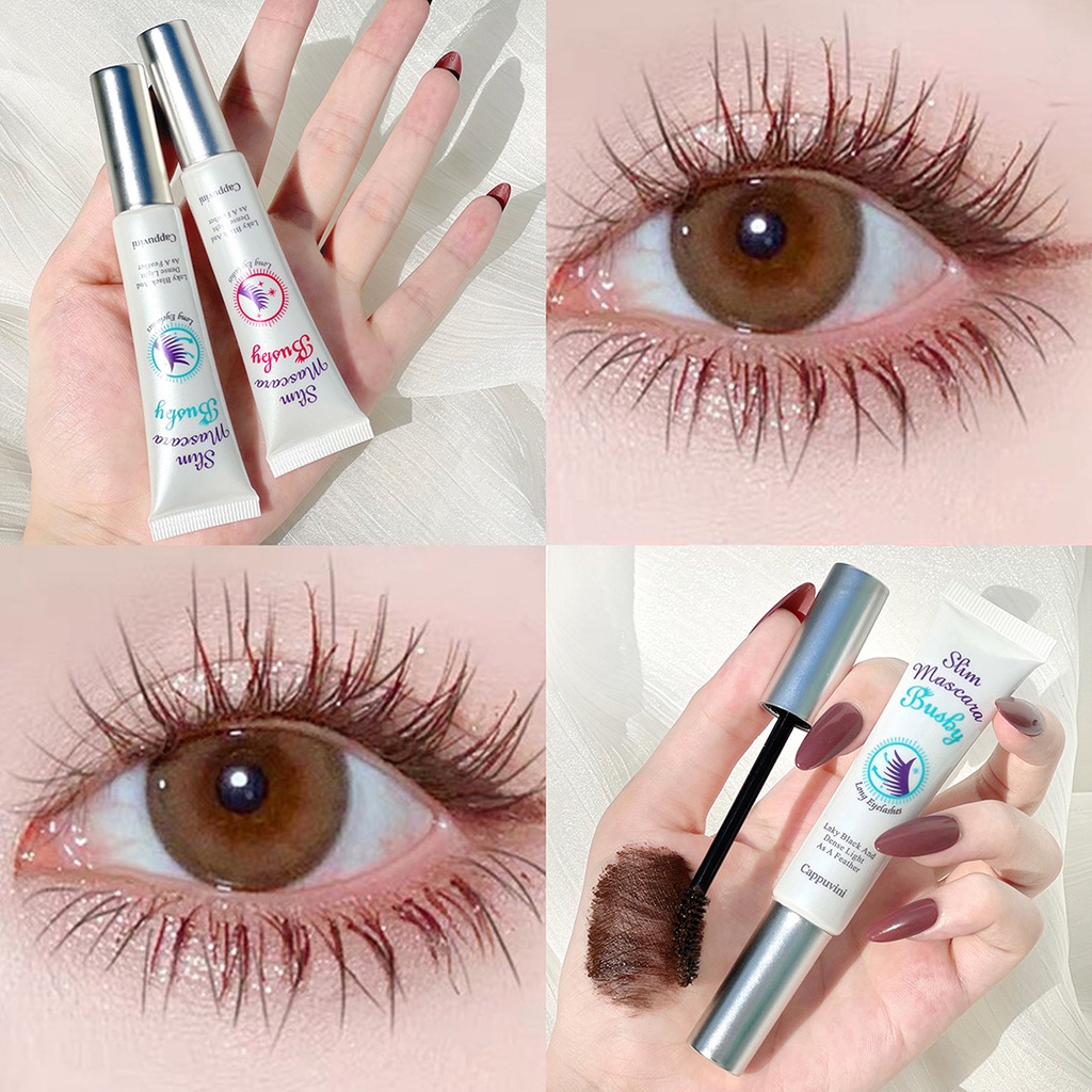 Mascara Cappuvini chuốt mi lâu dài cao cấp tiện dụng 6g