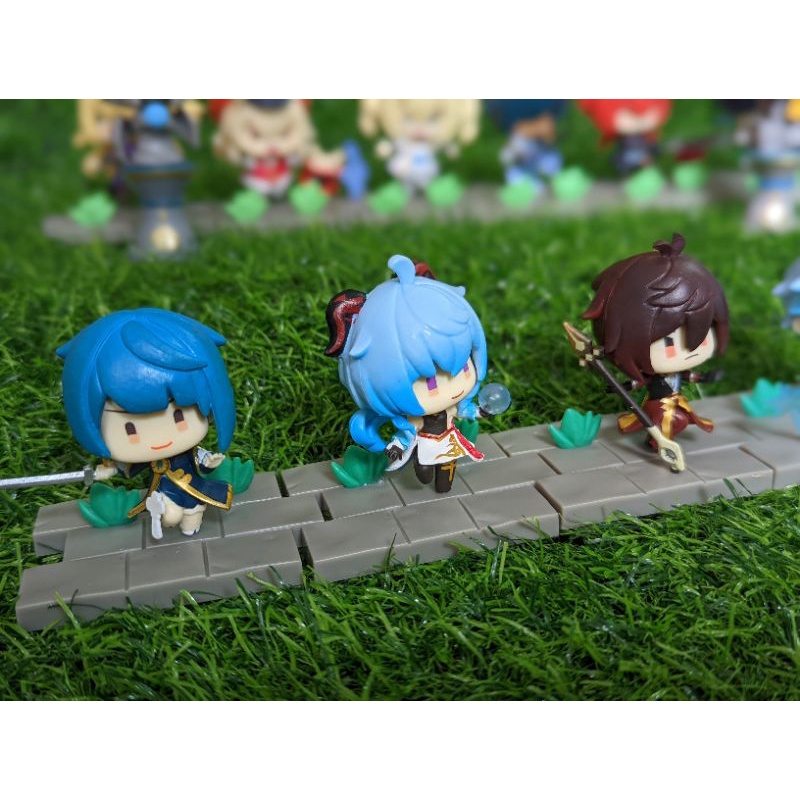 Mô hình finger nhân vật genshin Impact bộ 7 nhân vật thảm cỏ