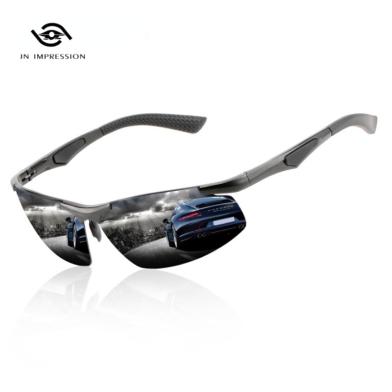 Kính râm phân cực nam dành cho người lái xe ô tô Kính nhìn ban đêm Chống lóa Kính râm lái xe phân cực