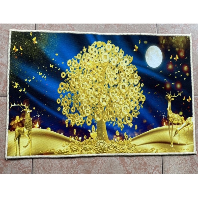 Thảm Chùi Chân 3D Siêu Thấm Nước Chống Trơn Trượt