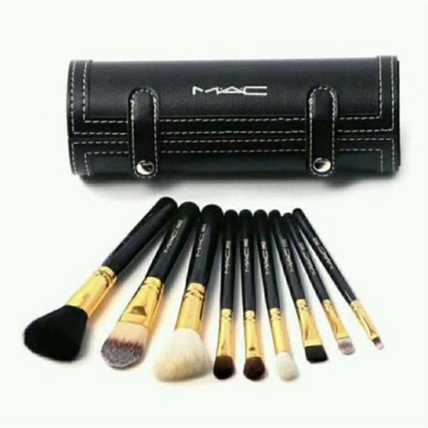 MAC Bộ 9 Cọ Trang Điểm Chuyên Nghiệp Cho Người Mới Bắt Đầu