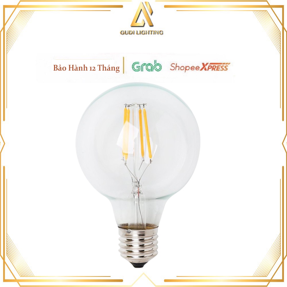 〚355〛BÓNG LED EDISON G80, BÓNG ĐÈN TRANG TRÍ, BÓNG ĐÈN NGOÀI TRỜI
