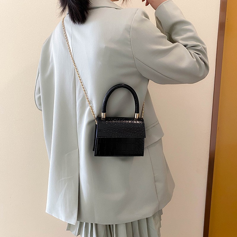 Túi đeo chéo nữ, túi xách nữ mini 1 ngăn da sần thời trang dạo phố Haanhshp - HA824