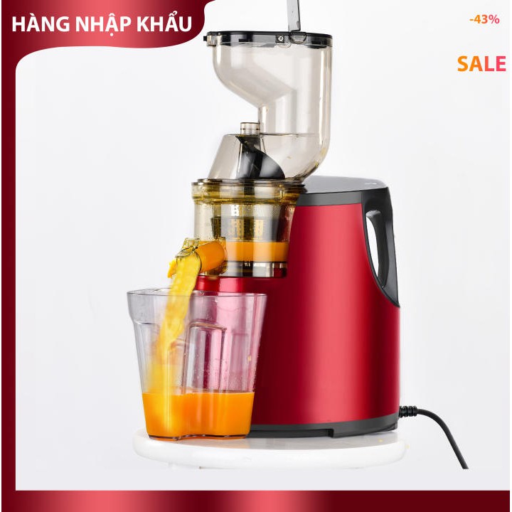 MÁY ÉP CHẬM HONGXIN RH312 - Hàng nhập khẩu Hàn Quốc - Máy ép trái cây, hoa quả, ép rau củ cực khô - Bảo hành 2 năm.