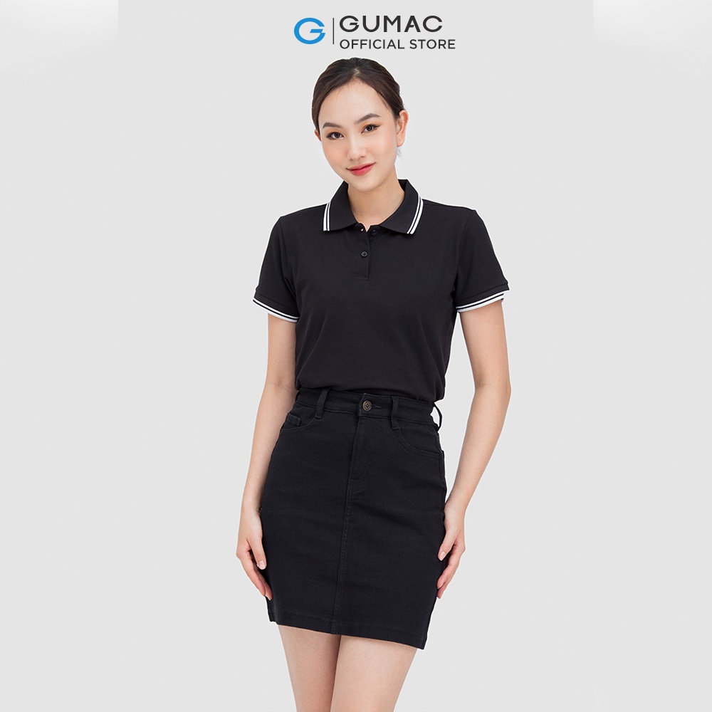 Áo polo bo sọc  Thời trang GUMAC ATC05018