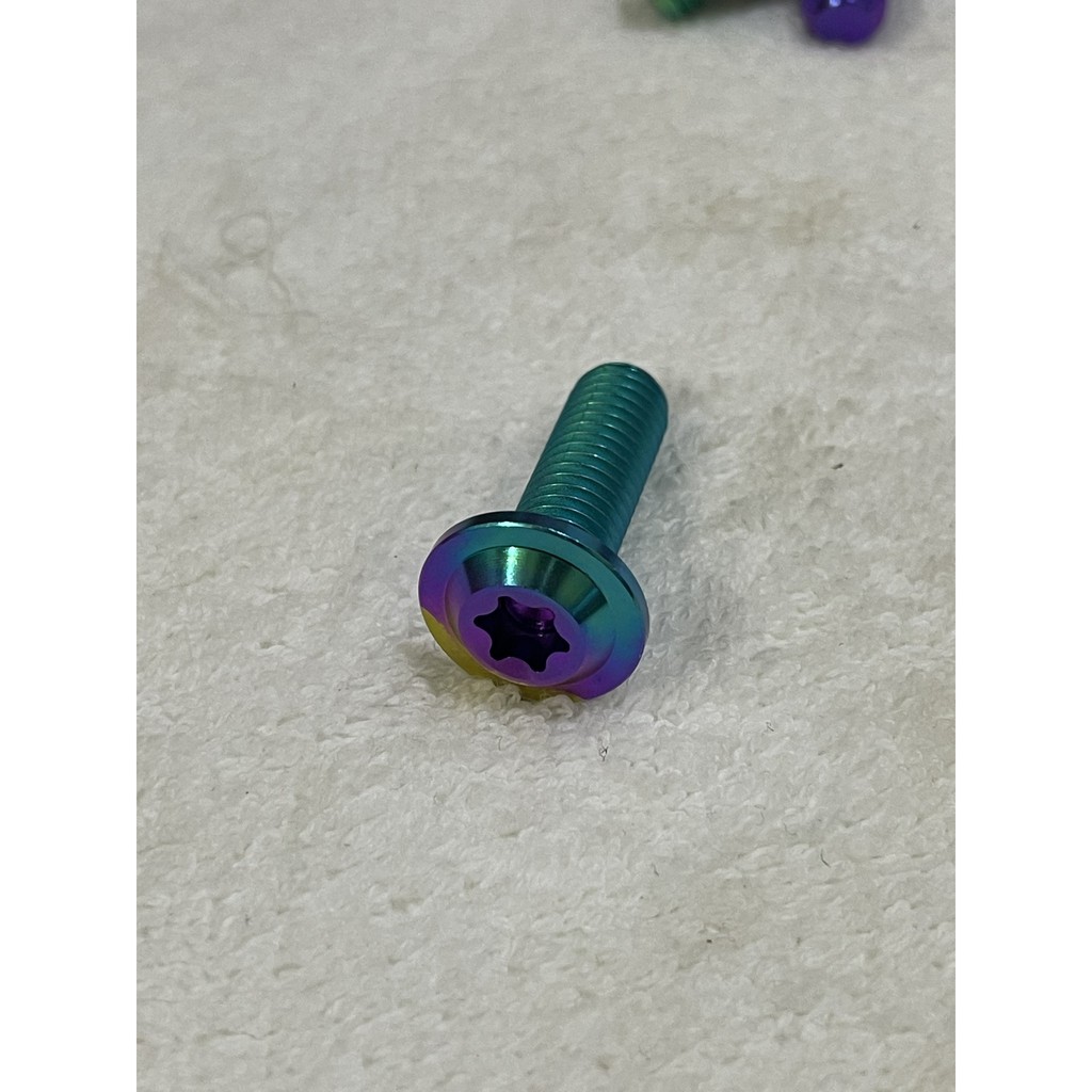 Ốc Đĩa 8li25 Dù Mỏng Titanium GR5 Lắp Mọi Loại Đĩa