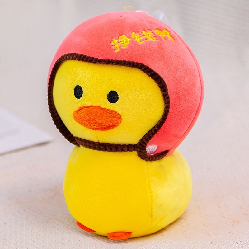 GẤU BÔNG VỊT ĐỘI NÓN BẢO HIỂM ĐÁNG YÊU SIÊU MỀM MỊN