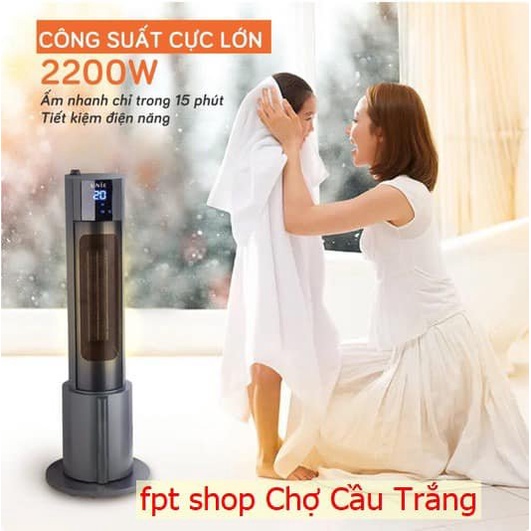 Máy sưởi gốm, Máy sưởi phòng tắm UNIE UE-125 công suất 2000W có điều khiển từ xa BH 12 tháng chính hãng