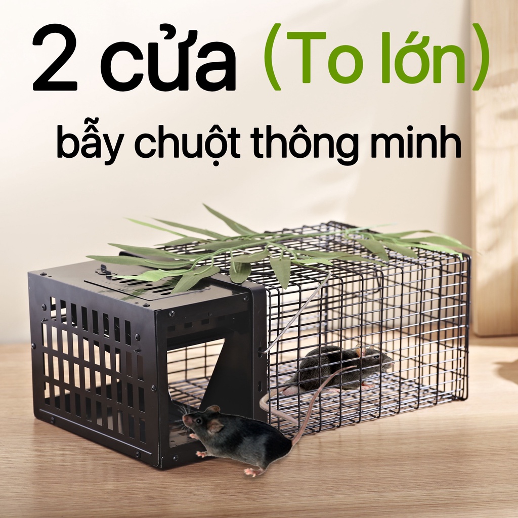 ⚡️COD⚡️Bẫy chuột thông minh tự động siêu bắt chuột - Dễ sử dụng - Hiệu quả Cao-Bán buôn trực tiếp nhà máy