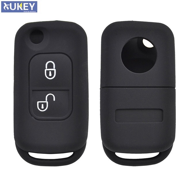 Bao silicone nảo vệ chìa khoá Mercedes Printer 2 nút
