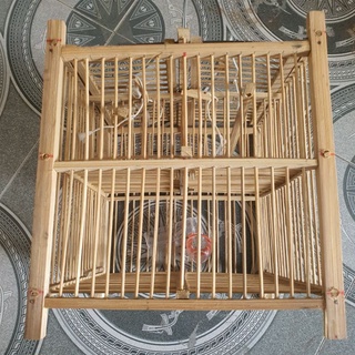 Lồng bẫy chim 4 cửa tre