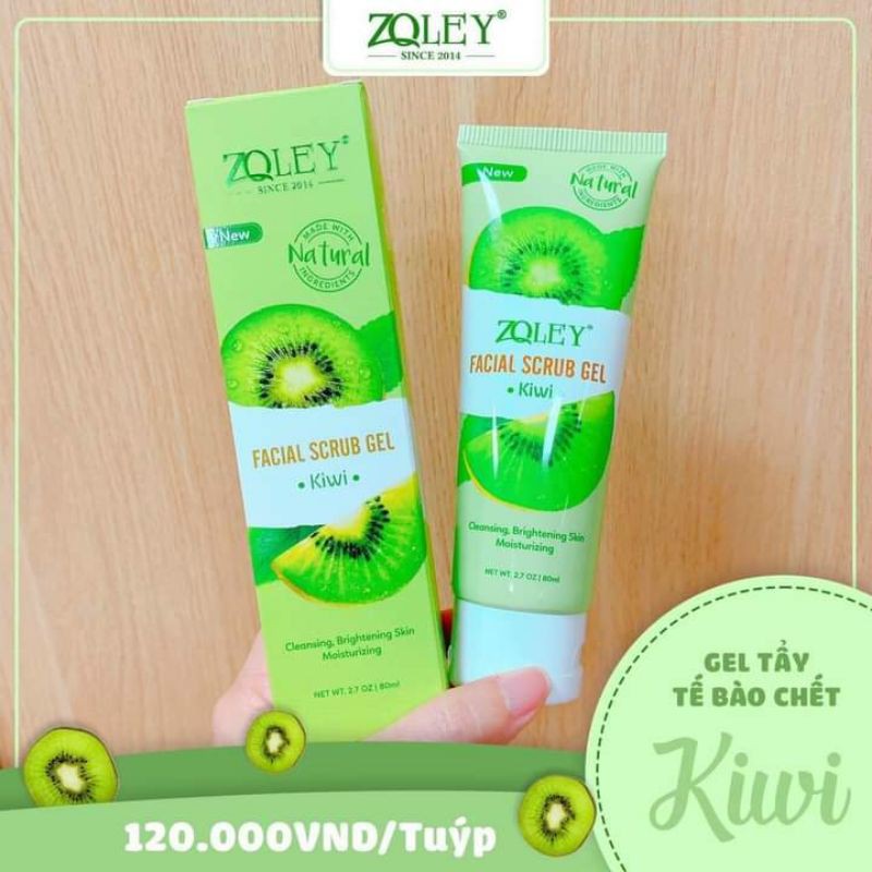 Tẩy tế bào chết zoley kiwi cho mặt