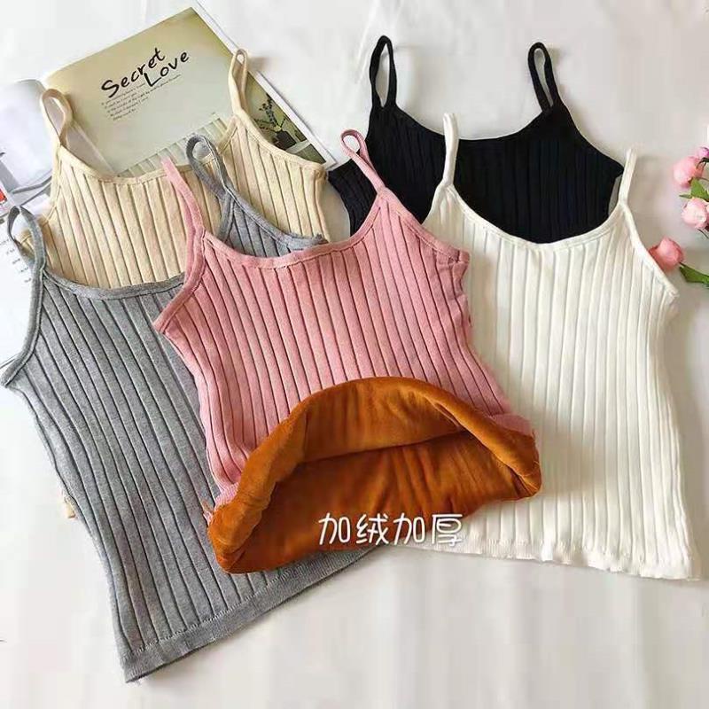 Áo hai dây màu sắc đơn giản xinh xắn dành cho nữ