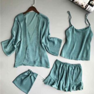SET Bộ ngủ lụa hot 2021