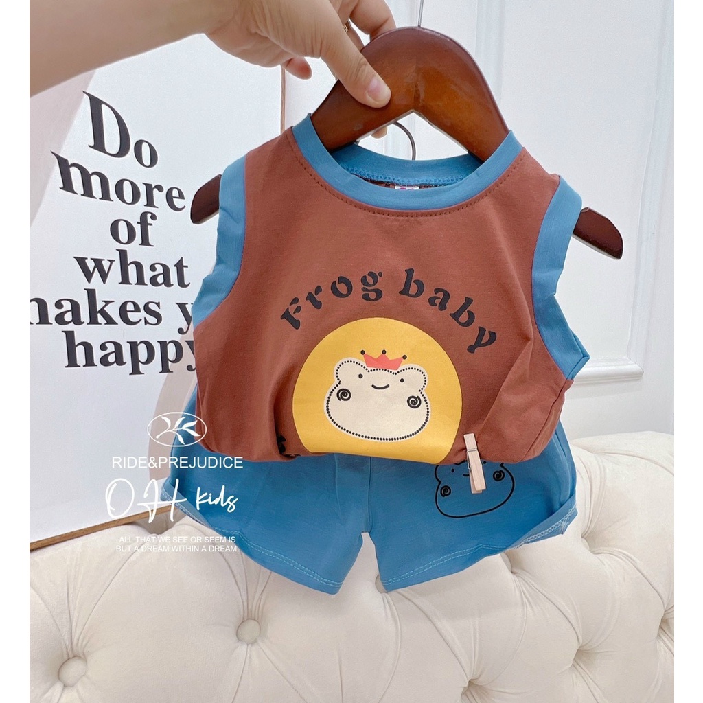 Bộ ba lỗ Frog bé trai
