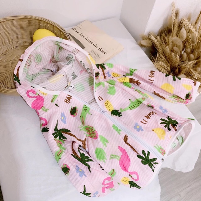 Áo chống nắng cho bé trai/ bé gái. Chất cotton tre thông hơi. Kèm ảnh thật.