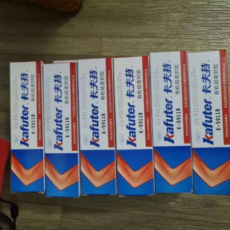 Keo Đen Kafuter K - 5911B Gắn Chóa Đèn Chống Thấm. Chuyên Dụng Độ Bi Led - Xenon