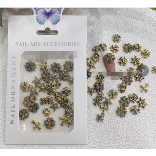 charm set trang trí nail