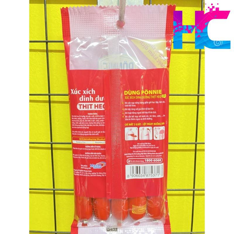 Xúc xích dinh dưỡng thịt heo Ponnie 105g - hang_chuan
