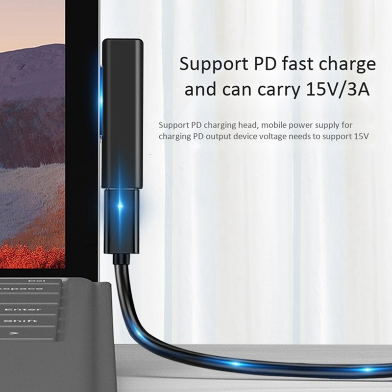 Bộ Chia Cổng Sạc Loại C 5 Cổng Cho Máy Tính Surface Pro3 / 4 / 5 / 6 / Book / Go / Laptop | BigBuy360 - bigbuy360.vn