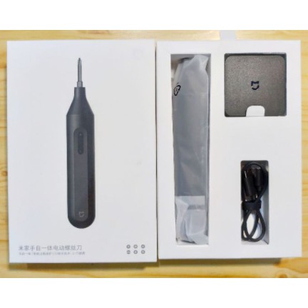Máy vặn (siết, khoan, bắt, bắn) vít, đinh, ốc dùng pin sạc Xiaomi 2 chiều cầm tay (Tô vít, tua vít điện tuốc nơ điện)