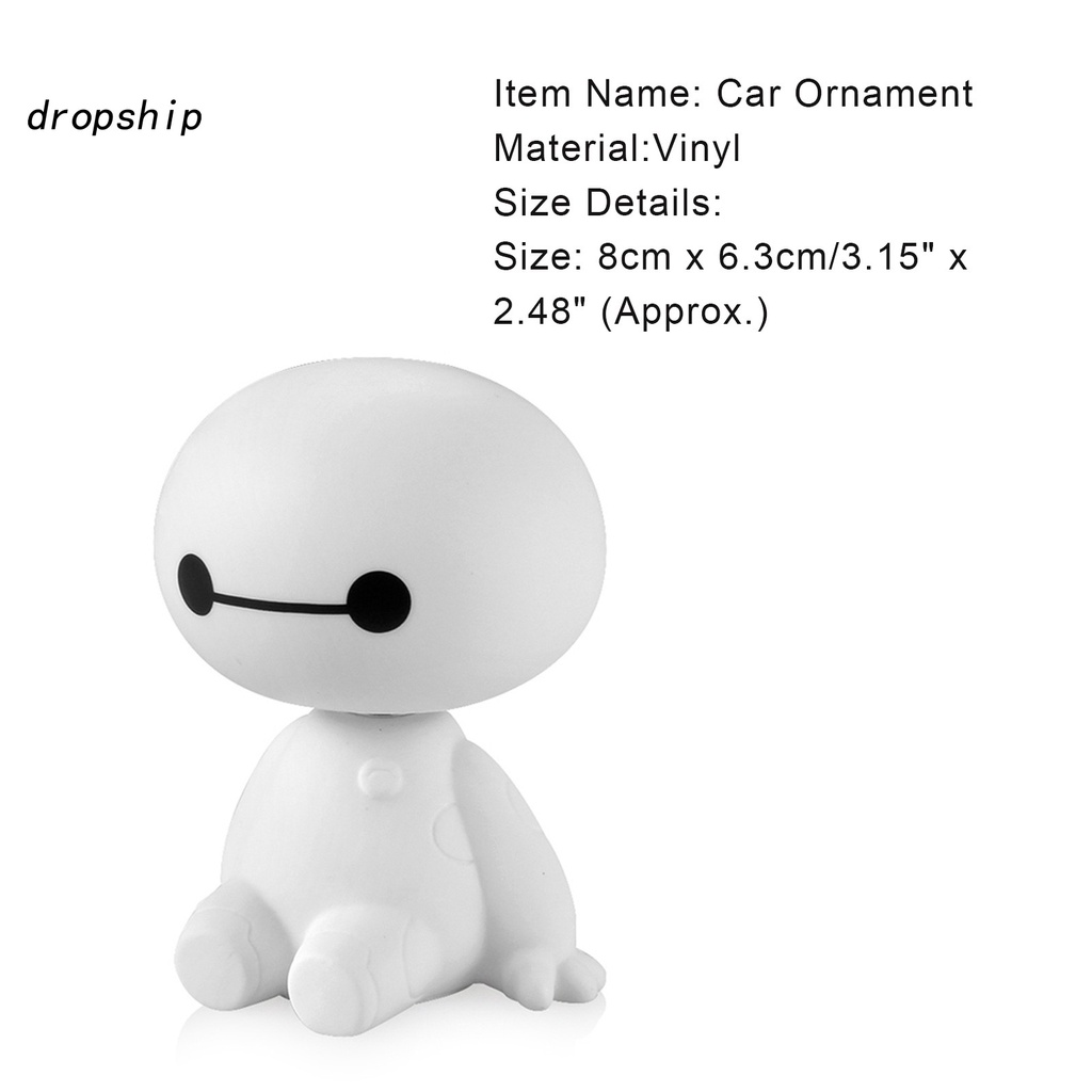 Mô hình nhân vật hoạt hình Baymax trang trí tiện dụng