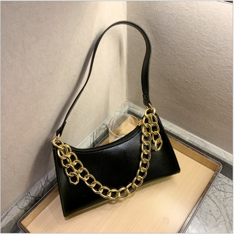[ Xả Lỗ ] Free Ship  Túi Xách Kẹp Nách Nữ Dây Xích Mạ Vàng Trang Trí Hot 2020 ( Ms : 264 ) | BigBuy360 - bigbuy360.vn