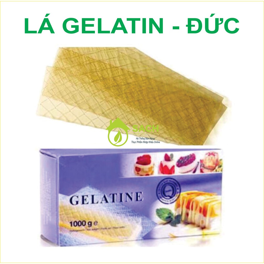 Lá Gelatin - Gelatine - Nhập Khẩu Đức