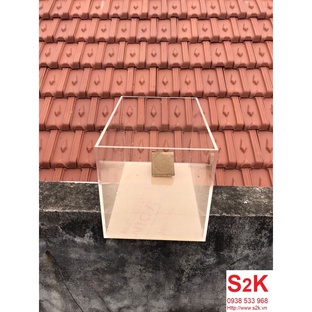 Bể acrylic 15x10x15, Siêu trong, siêu nhẹ hồ mika phù hợp cho nuôi cá, cây thủy sinh.Dùng kèm theo đèn, bơm, lọc