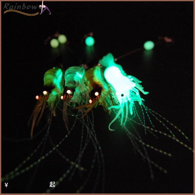 Mồi câu cá giả hình con tôm mềm 9cm 6g tiện lợi