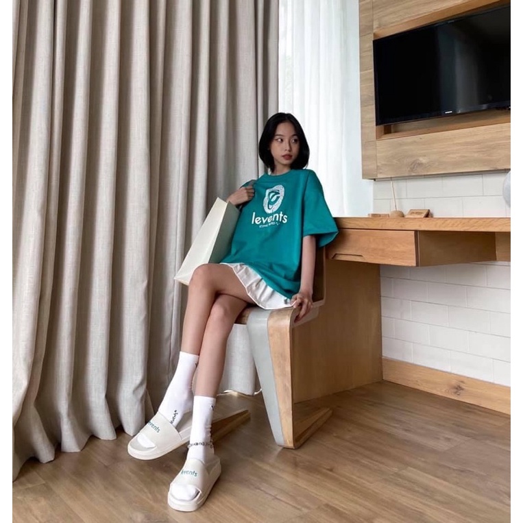 + Áo Thun LEVENTS® ESSENTIAL FINGER PRINT TEE / Blue & Dark Green