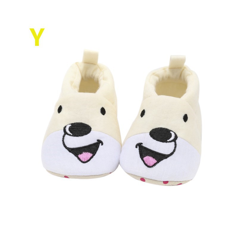 Giày lười chống trượt họa tiết động vật đáng yêu cho bé