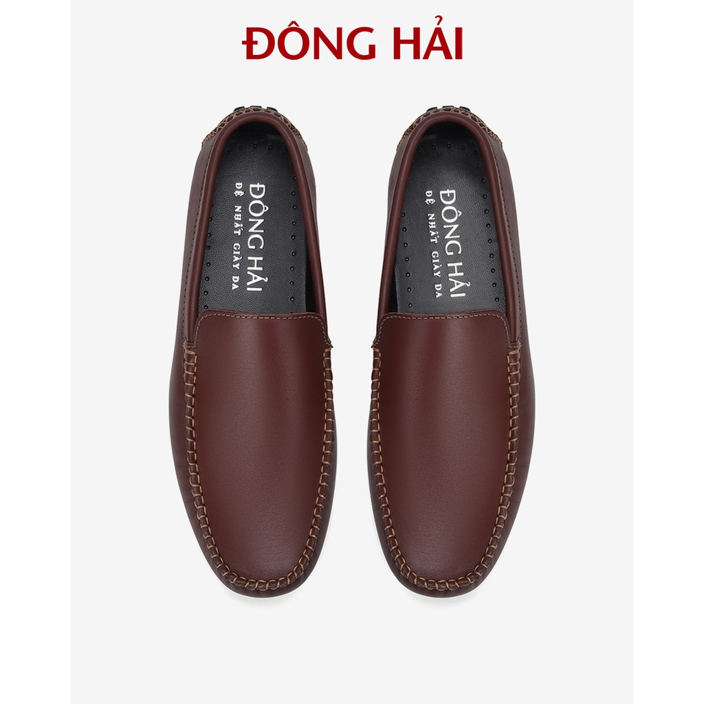 &quot;TẶNG NGAY 30K khi theo dõi gian hàng &quot;Giày Lười Nam Đông Hải thiết kế Driving Shoe da bò cao cấp - G2282