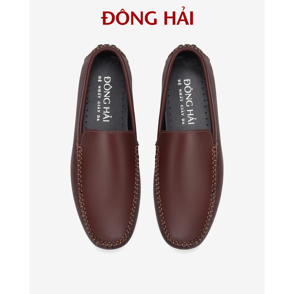 "TẶNG NGAY 30K khi theo dõi gian hàng "Giày Lười Nam Đông Hải thiết kế Driving Shoe da bò cao cấp - G2282