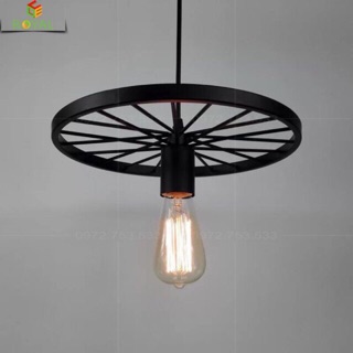 Đèn thả trang trí bánh xe đơn D300