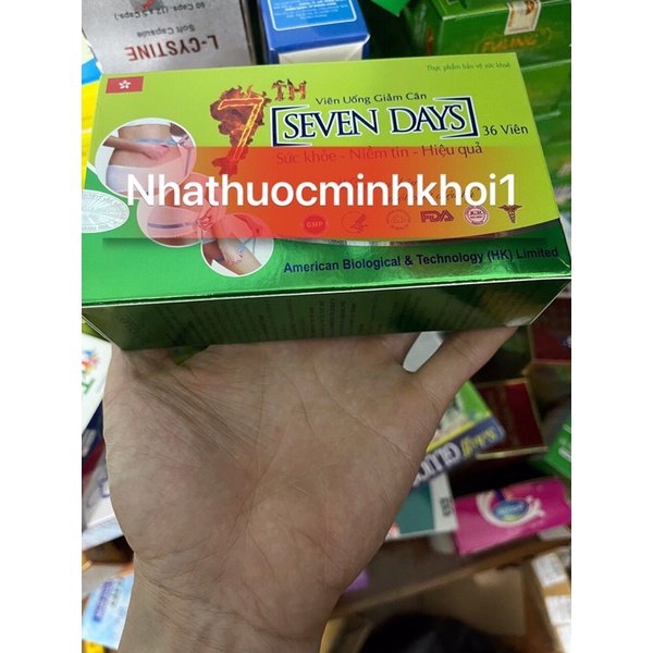 VIÊN UỐNG SEVEN DAYS ,GIÚP MANG LẠI VÓC DÁNG THON GỌN