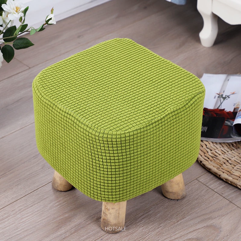 Vỏ bọc ghế đẩu dạng tròn / vuông co giãn chống bụi tiện dụng